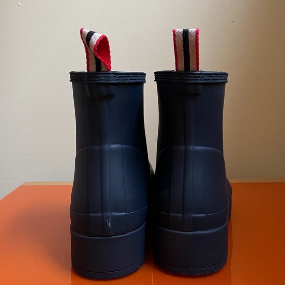 Hunter Women's Navy Blue Rain Boots - Size 8 NWT - Picture 7 of 12
